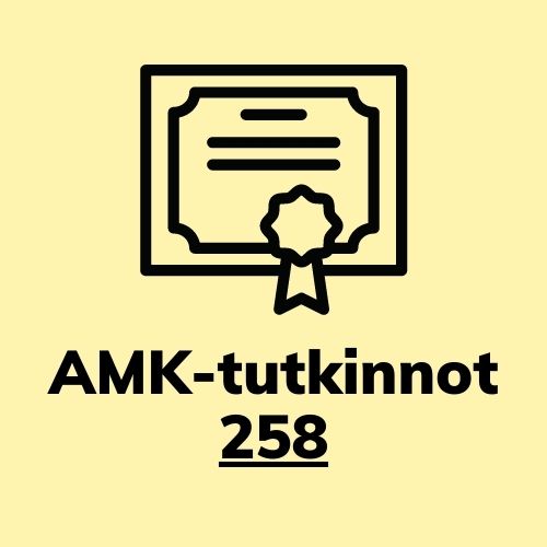 AMK-tutkinnot 258.